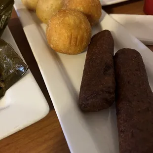 a variety of food items