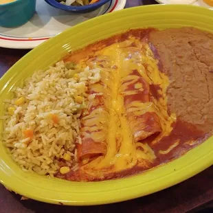 Cheese enchiladas!