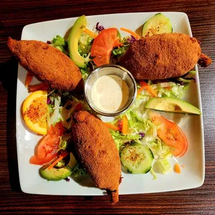 Cheese stuffed jalapeños