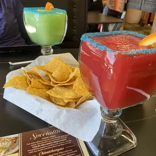 Our Margs were not only beautiful but potent and wonderful!