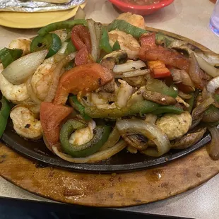 Shrimp Fajitas