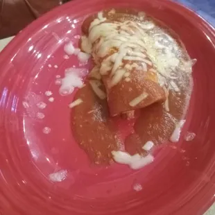 Chicken enchilada ala carte