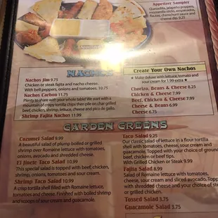 Our friends get carry out from here all the time, so here's the menu...