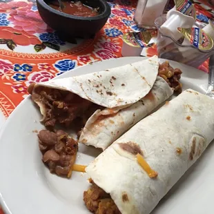 Breakfast burritos as they call it in Dallas.