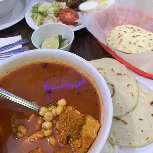 Menudo and Soup de Gallina