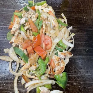 chicken and vegetables