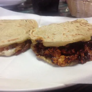 Gorditas. Rajas &amp; Mole