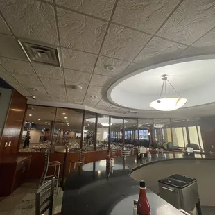 the interior of a restaurant