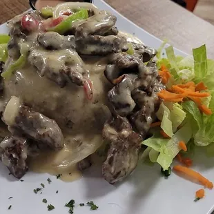 Steak mofongo