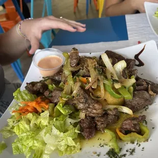 Mofongo with Skirt steak
