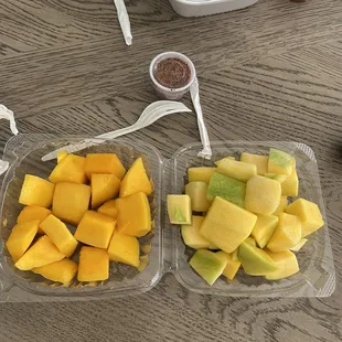 Look how they did me today, I&apos;m pregnant had Uber eats pick it up and this what I got nasty mango. Now they know green mango is nasty.