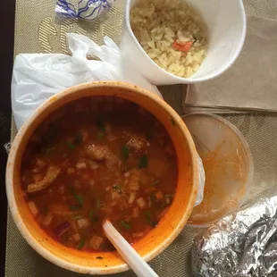 Menudo soup