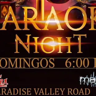 araoke night