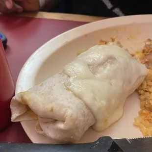 Chicken burrito