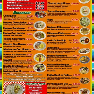 We updated our Menu