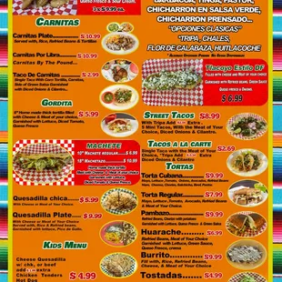 We Have Updated Menu