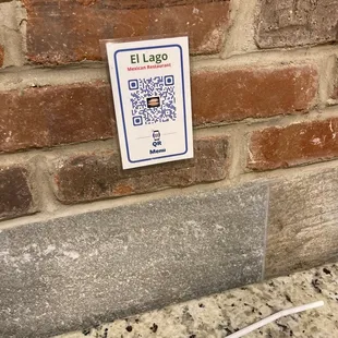 QR code menu