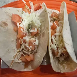 Chicken Soft Tacos