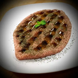 Kibbeh Nayeh (beef Kibbeh tartare)