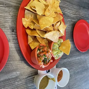 Chips , Salsa And Guacamole