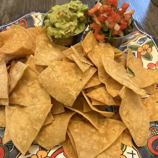 Chips , Salsa And Guacamole