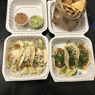  variety of tacos