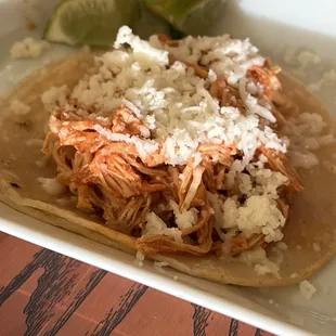 Chicken Tinga Taco