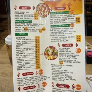 El Limon Menu