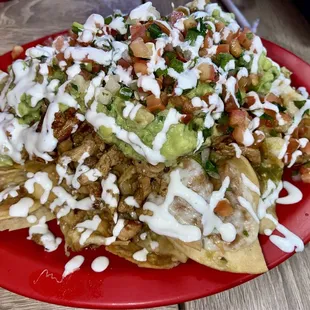 Loaded Nachos with Meat