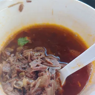 Big Bowl of Goat and its Consome trust me its good