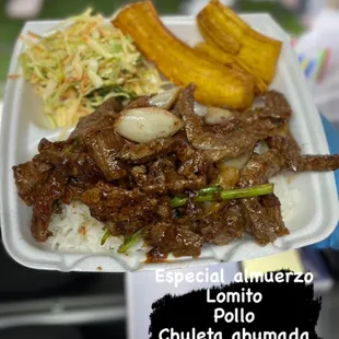 Especiales en almuerzos