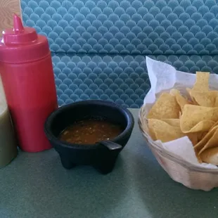 Chips and salsa.
