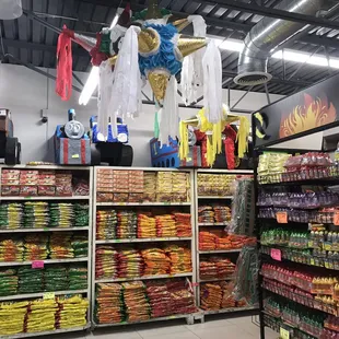 the inside of a grocery store