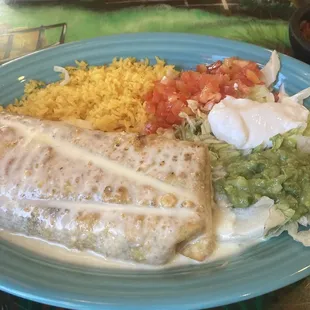 Vegetarian chimichanga