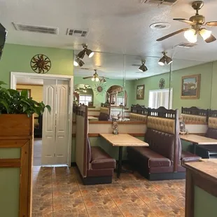 the dining area