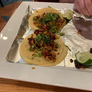 Chorizo Street Tacos