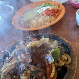 Excellent fajitas...