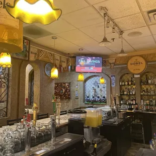 Fully stocked bar