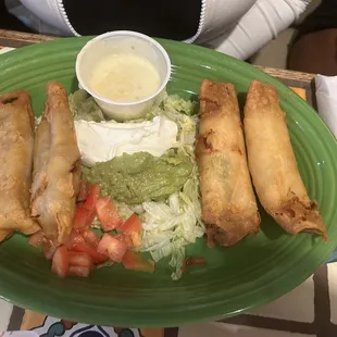 Delicious!  Taquitos Mexicanos
