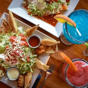 plates of food