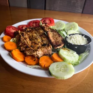 a plate of food