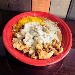 a plate of food