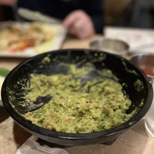 Fresh made guacamole