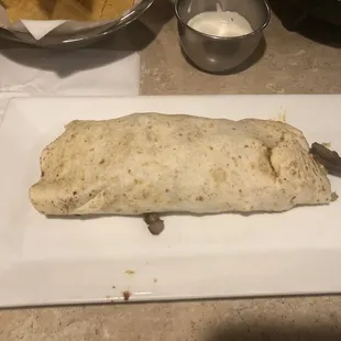 California Burrito (or so they say) almost $14