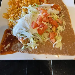 Beef Burrito Lunch Special number 11