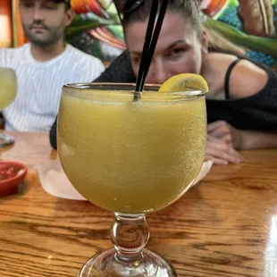 Medium peach daiquiri!