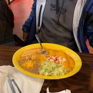 Enchiladas verdes