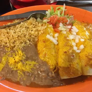 Chicken enchiladas