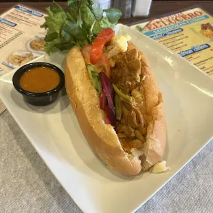 Pan con pollo, Chicken sándwich