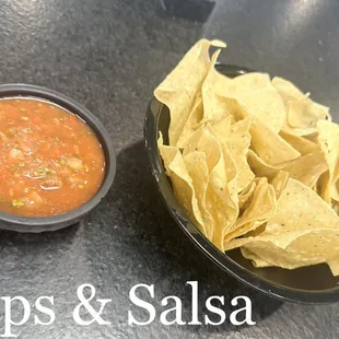 With each Platter you get Chips and Salsa